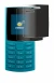 Image de l'appareil Nokia 105 4G (2023) avec une grande variété de protections d'écran.