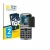 Face avant d’un emballage produit avec le logo de la marque BROTECT. À côté, l’appareil bea-fon Fold 10 LTE est représenté ave