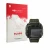 Face avant d’un emballage produit avec le logo de la marque upscreen. À côté, l’appareil Timex Command Shock est représenté av