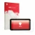 Face avant d’un emballage produit avec le logo de la marque upscreen. À côté, l’appareil Interphone Sync55B est représenté ave