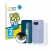 Face avant d’un emballage produit avec le logo de la marque BROTECT. À côté, l’appareil Google Pixel 9a (Avant+Arrière) est re