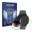Face avant d’un emballage produit avec le logo de la marque Savvies. À côté, l’appareil Shot Scope G5 GPS Watch est représenté