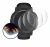 Image de l'appareil Garmin Instinct Crossover AMOLED avec une grande variété de protections d'écran.