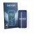 Face avant d’un emballage produit avec le logo de la marque Savvies. À côté, l’appareil Infinix Note 60 Ultra est représenté a