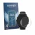 Face avant d’un emballage produit avec le logo de la marque Savvies. À côté, l’appareil Garmin Forerunner 70 est représenté av
