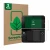 Face avant d’un emballage produit avec le logo de la marque ScreenLeaf. À côté, l’appareil Nintendo 3DS XL SPM7800 est représe