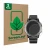 Face avant d’un emballage produit avec le logo de la marque ScreenLeaf. À côté, l’appareil Garmin Fenix 3 est représenté avec 