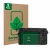 Face avant d’un emballage produit avec le logo de la marque ScreenLeaf. À côté, l’appareil Panasonic Lumix DMC-GX80 est représ
