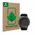 Face avant d’un emballage produit avec le logo de la marque ScreenLeaf. À côté, l’appareil Samsung Gear S3 Frontier est représ
