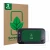Face avant d’un emballage produit avec le logo de la marque ScreenLeaf. À côté, l’appareil Fiat Tipo 2016-2019 Uconnet 7" est 