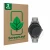 Face avant d’un emballage produit avec le logo de la marque ScreenLeaf. À côté, l’appareil TAG Heuer Connected Modular 45 est 