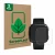 Face avant d’un emballage produit avec le logo de la marque ScreenLeaf. À côté, l’appareil Fitbit Versa est représenté avec la
