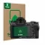 Face avant d’un emballage produit avec le logo de la marque ScreenLeaf. À côté, l’appareil Nikon Z 6 est représenté avec la pr