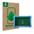 Face avant d’un emballage produit avec le logo de la marque ScreenLeaf. À côté, l’appareil Amazon Fire HD 8 Kids Edition 2018 
