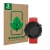 Face avant d’un emballage produit avec le logo de la marque ScreenLeaf. À côté, l’appareil Garmin Forerunner 45 est représenté