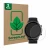 Face avant d’un emballage produit avec le logo de la marque ScreenLeaf. À côté, l’appareil Hama Fit Watch 6910 est représenté 