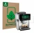 Face avant d’un emballage produit avec le logo de la marque ScreenLeaf. À côté, l’appareil Siemens EQ900 TQ907D03 est représen