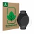 Face avant d’un emballage produit avec le logo de la marque ScreenLeaf. À côté, l’appareil Garmin Forerunner 165 est représent