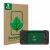Face avant d’un emballage produit avec le logo de la marque ScreenLeaf. À côté, l’appareil Anbernic RG35XX H est représenté av