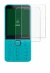 Image de l'appareil Nokia 235 4G (2024) avec une grande variété de protections d'écran.
