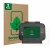 Face avant d’un emballage produit avec le logo de la marque ScreenLeaf. À côté, l’appareil PowaKaddy FX7 GPS 3.5" est représen