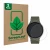 Face avant d’un emballage produit avec le logo de la marque ScreenLeaf. À côté, l’appareil Samsung Galaxy Watch 7 (44 mm) est 