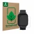Face avant d’un emballage produit avec le logo de la marque ScreenLeaf. À côté, l’appareil Xiaomi Redmi Watch 5 Active est rep