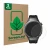 Face avant d’un emballage produit avec le logo de la marque ScreenLeaf. À côté, l’appareil Huawei Watch GT 5 Pro (46 mm) est r