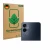 Face avant d’un emballage produit avec le logo de la marque ScreenLeaf. À côté, l’appareil Samsung Galaxy A06 5G (Caméra UNIQU