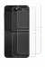 Image de l'appareil Samsung Galaxy Z Flip 7 FE (Arrière) avec une grande variété de protections d'écran.