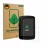 Face avant d’un emballage produit avec le logo de la marque ScreenLeaf. À côté, l’appareil Bryton Rider 650 est représenté ave