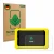 Face avant d’un emballage produit avec le logo de la marque ScreenLeaf. À côté, l’appareil Clementoni Clempad 8" PRO est repré