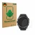 Face avant d’un emballage produit avec le logo de la marque ScreenLeaf. À côté, l’appareil Garmin Fenix 8 Pro AMOLED (51 mm) e