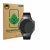 Face avant d’un emballage produit avec le logo de la marque ScreenLeaf. À côté, l’appareil Huawei Watch GT 6 Pro (46 mm) est r