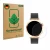 Face avant d’un emballage produit avec le logo de la marque ScreenLeaf. À côté, l’appareil Niolina Smartwatch 1.27