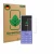 Face avant d’un emballage produit avec le logo de la marque ScreenLeaf. À côté, l’appareil Nokia 150 Music est représenté avec
