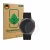 Face avant d’un emballage produit avec le logo de la marque ScreenLeaf. À côté, l’appareil Huawei Watch GT Runner 2 est représ