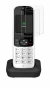 Image de l'appareil Panasonic KX-TGH723 avec une grande variété de protections d'écran.