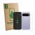 Face avant d’un emballage produit avec le logo de la marque ScreenLeaf. À côté, l’appareil Google Pixel 11 (Avant+Arrière) est
