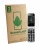 Face avant d’un emballage produit avec le logo de la marque ScreenLeaf. À côté, l’appareil artfone F20 est représenté avec la 