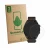 Face avant d’un emballage produit avec le logo de la marque ScreenLeaf. À côté, l’appareil Garmin Approach S72 43 mm est repré