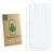 Face avant d’un emballage produit avec le logo de la marque ScreenLeaf. À côté se trouve la protection d’écran correspondante.