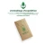 Informations sur l'enveloppe d'expédition, fabriquée en papier kraft recyclé certifié FSC. L'emballage est également représent